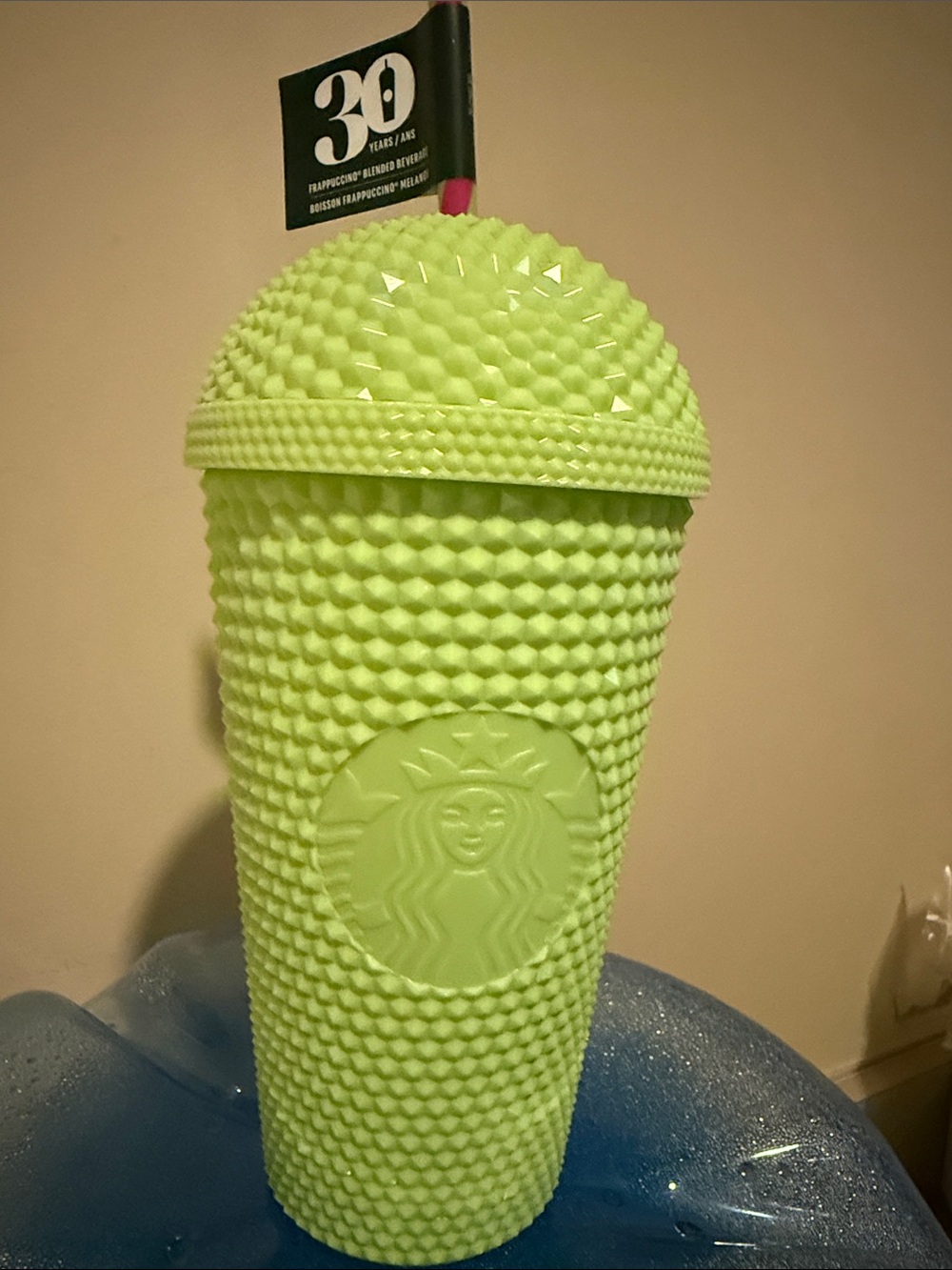 Starbucks Neon Lime Studded Cold Cup